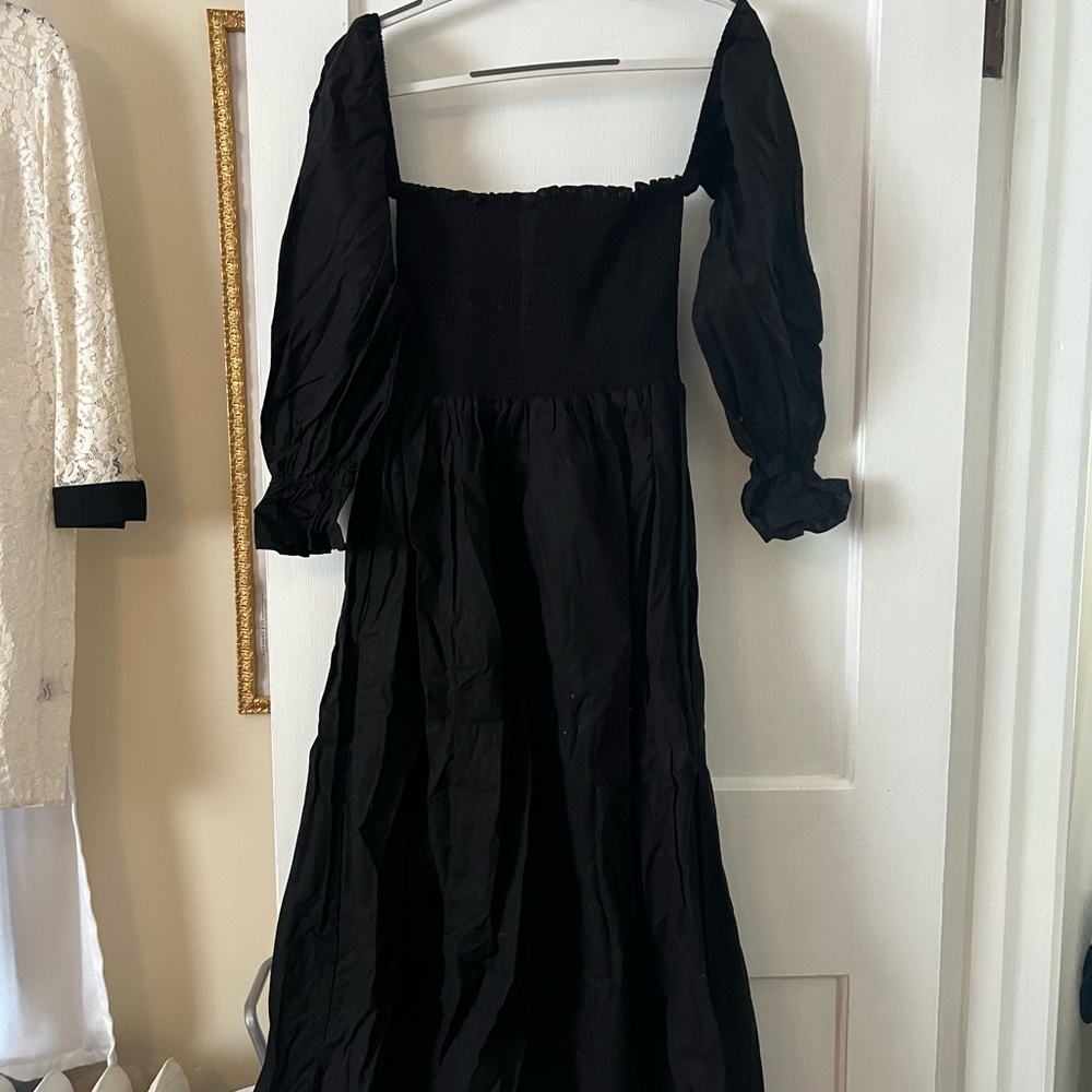 Petal & Pup Black Long Sleeve Dress